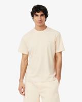 Lacoste Embroidered Signature T-Shirt Heren Beige - Maat L - Kleur: Beige | Soccerfanshop