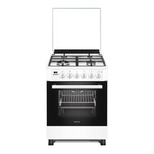 Wiggo WO-E639R(WW) Serie 9 - Gasfornuis - Wok - Wit