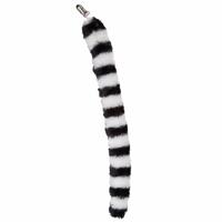 Ravensden Carnaval verkleed dierenpak - Pluche maki staart - 50 cm