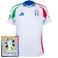 Italië Authentic Heat.RDY Shirt Uit 2024-2025 + Euro 2024 Badges
