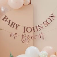 Ginger Ray BL-115 Floral Baby Shower Slinger