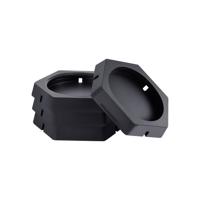 VEVOR 4 x RV-nivelleringspads 2300 kg aanhangwagen-krikpads voor 254 mm ronde voeten