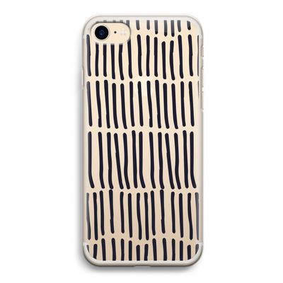 Moroccan stripes: iPhone 7 Transparant Hoesje