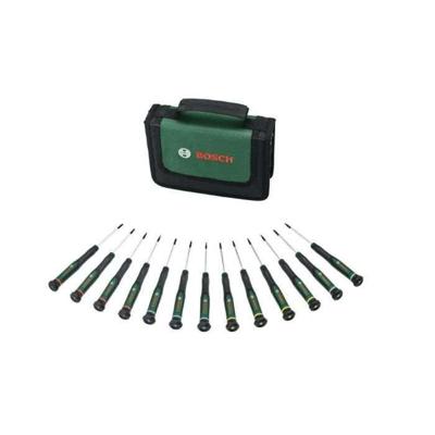 osch 13-delige schroevendraaierset (voor doe-het-zelf/modelbouw/knutselen precisie- en magnetische bits PH/TX/HEX/SL)