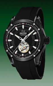 Horlogeband Jaguar J813-1 Rubber Zwart 22mm