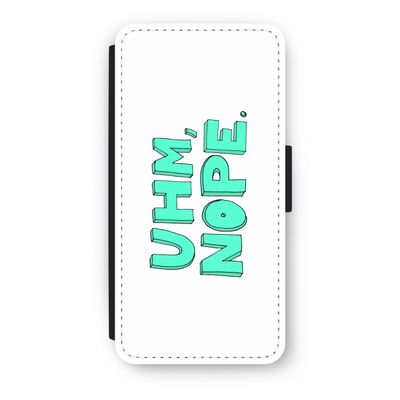 UHM, NOPE.: iPhone SE 2020 Flip Hoesje