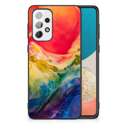 Kleurrijke Telefoonhoesje Samsung Galaxy A73 Watercolor Dark