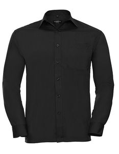 Russell Z934 Men`s Long Sleeve Classic Polycotton Poplin Shirt