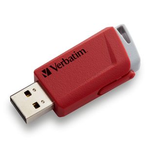 Verbatim V Store N CLICK USB-stick 32 GB Rood, Blauw 49308 USB 3.2 Gen 1 (USB 3.0)