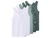esmara Set van 5 kinder hemden (Wit/groen, 146/152)
