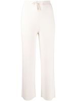 Lisa Yang pantalon de jogging en maille nervurée - Blanc