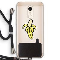 Banana: Xiaomi Redmi 5 Transparant Hoesje met koord