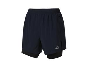 CRIVIT Korte heren sportbroek (Marineblauw, L)