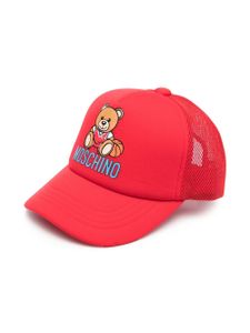 Moschino Kids casquette à motif Teddy Bear - Rouge