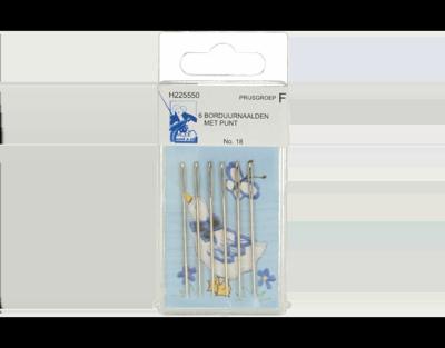 Set Borduurnaalden met Punt nr 18