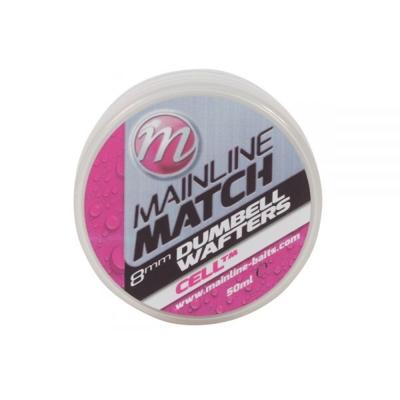 Mainline Mainline Match Dumbell Wafters White Cell 8mm