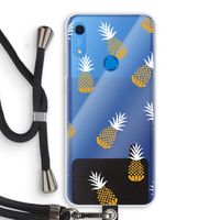 Ananasjes: Huawei Y6s Transparant Hoesje met koord Ananasjes: Huawei Y6s Transparant Hoesje met koord