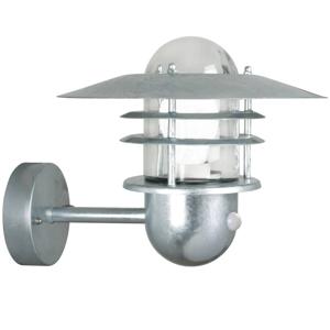 Buitenlamp voordeur bewegingsmelder &apos;Agger&apos; Nordlux E27 fitting Verzinkt IP54