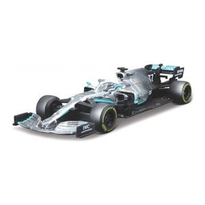 Modelauto Mercedes AMG Valtteri Bottas grijs schaal 1:43/7 cm   -