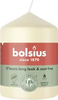 Bolsius stompkaars essentials 5.8x8cm soft pearl