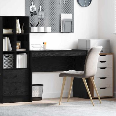 Bureau Zwart eiken 100 x 40 x 76 cm Bewerkt hout