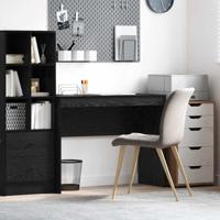 Bureau Zwart eiken 100 x 40 x 76 cm Bewerkt hout