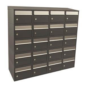 Stoer! Brickset 4-Breed, 5-Hoog Met Dak Antraciet - 40215065_4x5d