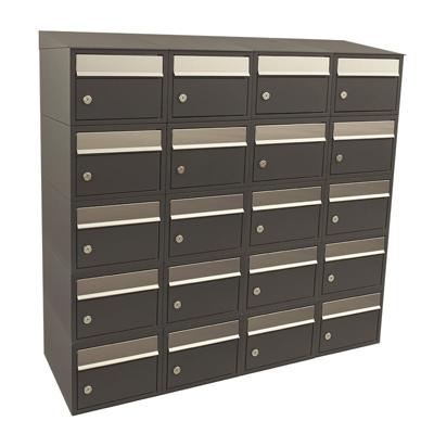 Stoer! Brickset 4-Breed, 5-Hoog Met Dak Antraciet - 40215065_4x5d