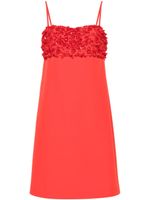 P.A.R.O.S.H. robe courte brodée de sequins - Rouge