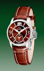 Horlogeband Jaguar J624-6 Leder Bruin 17mm