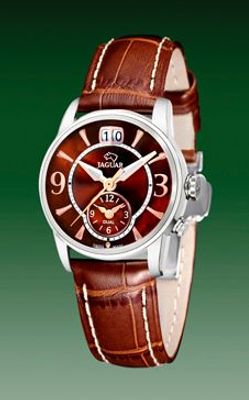 Horlogeband Jaguar J624-6 Leder Bruin 17mm