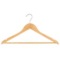 Five Kledinghangers - 8x - hout - 45 x 23 cm - kleerhangers