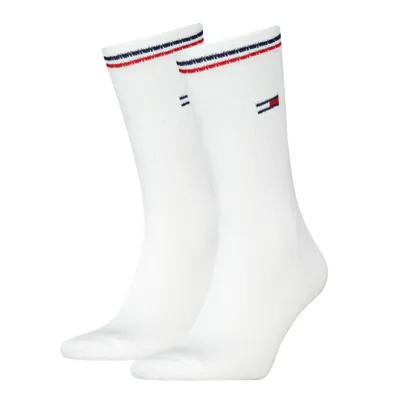 Tommy Hilfiger Unisex Crew Socks 2-paar - Sport crew sokken dames en heren