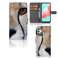 Samsung Galaxy A32 5G | Telefoonhoesje | Met pasjeshouder | Cheetah