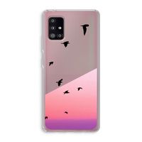 Fly away: Samsung Galaxy A51 5G Transparant Hoesje
