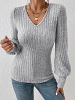 Casual Plain Regular Fit Texture T-Shirt