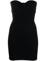 Reina Olga robe-bustier à coupe courte - Noir