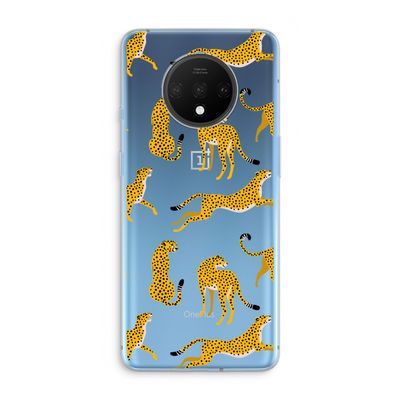 Luipaard: OnePlus 7T Transparant Hoesje