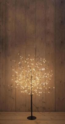 Boom 600led classic warm ip44 trafo hoogte 120 cm zwart - Annas collection