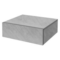 Nachtkastje hangend 46x30x15 cm grijs/betonlook gemaakt van MDF incl. lade ML-Design - thumbnail