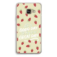 Don't forget to have a great day: Samsung Galaxy A3 (2016) Transparant Hoesje