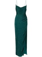 Retrofete robe longue Katya à sequins brodés - Vert