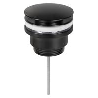 Differnz Differnz pop up afvoerplug design voor fontein - mat zwart Differnz Differnz pop up afvoerplug design voor fontein - mat zwart