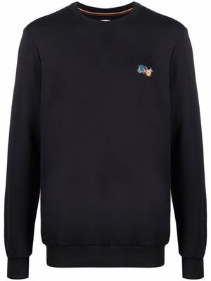 Paul Smith sweat à logo imprimé - Bleu