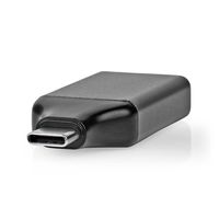 USB-Adapter | USB 3.2 Gen 1 | USB Type-C© Male | DisplayPort Female | Vernikkeld | Recht | Alumini