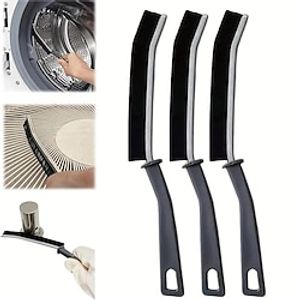 2 stuks/3 stuks spleetreinigingsborstel met harde haren, groutreiniger schrobborstel diepe tegelvoegen, spleetintervalreinigingsborstelgereedschap, rondom schoonmaakgereedschap, stijve, schuine miniinthebox