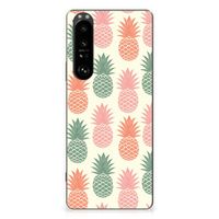 Sony Xperia 1 III Siliconen Case Ananas