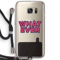 Whatever: Samsung Galaxy S7 Transparant Hoesje met koord