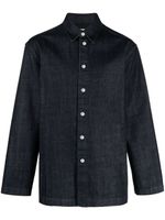 Jil Sander long-sleeved denim shirt - Bleu - thumbnail