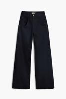 Wide Leg Maitrepierre jeans - BLACK - XS